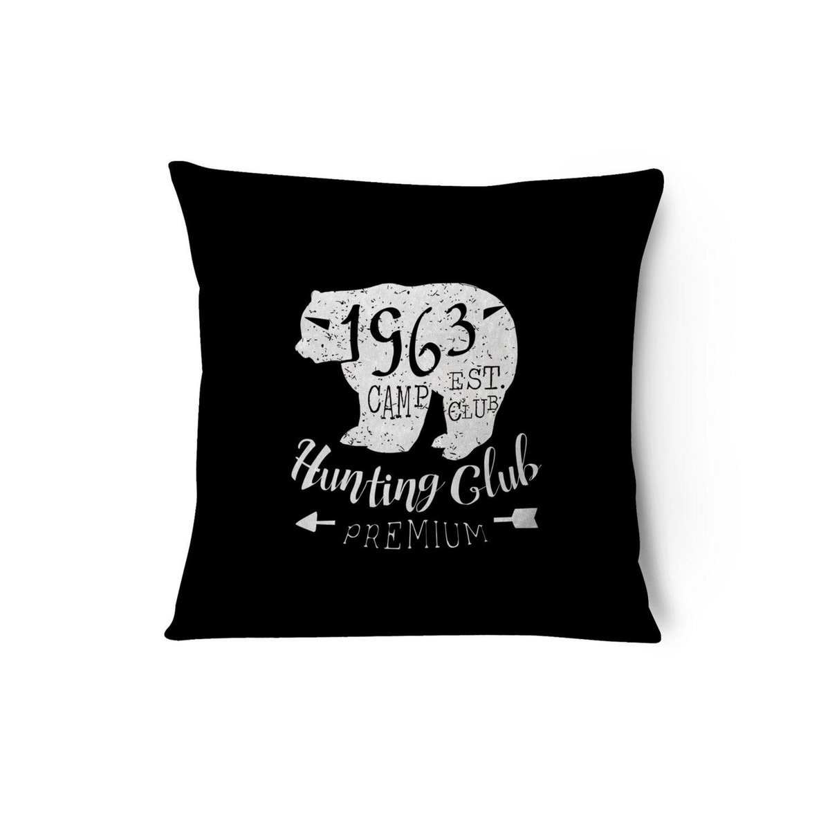 HOME MANIA Housse de coussin en velours ours Forest