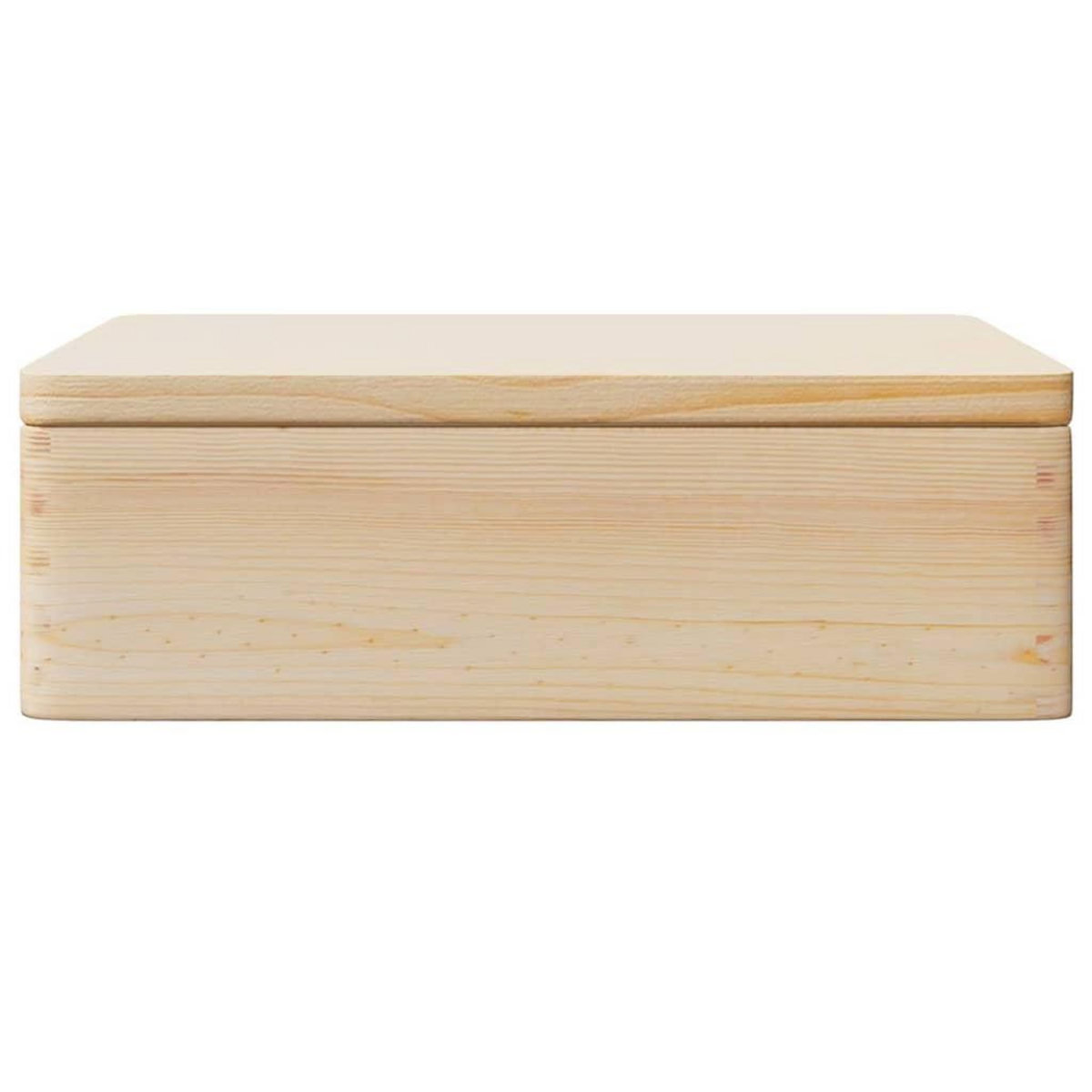 VIDAXL Boîte en bois avec couvercle 40x30x13 cm bois de pin massif