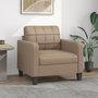 Voir la diapositive 1 : VIDAXL Fauteuil Cappuccino 60 cm Similicuir