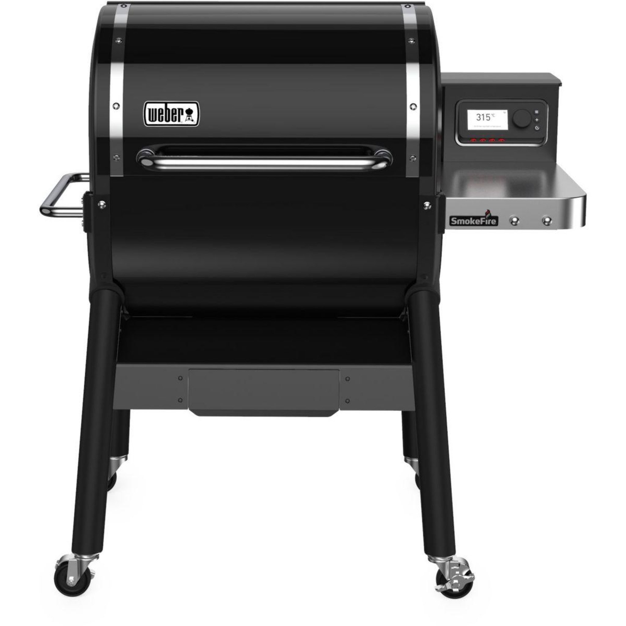 Weber Barbecue pellet Smokefire EX4 GBS black sur chariot, grille haute 61x21 cm, grille basse 65x45 cm