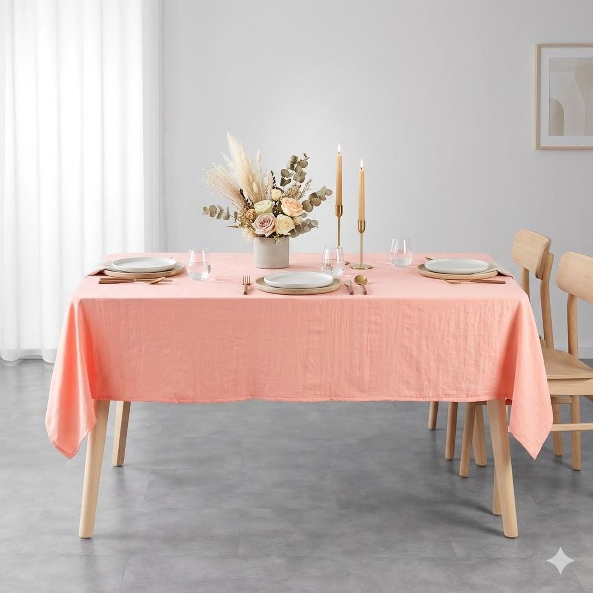 Voir la diapositive 5 : Eden Nappe en microfibre lavee suzie