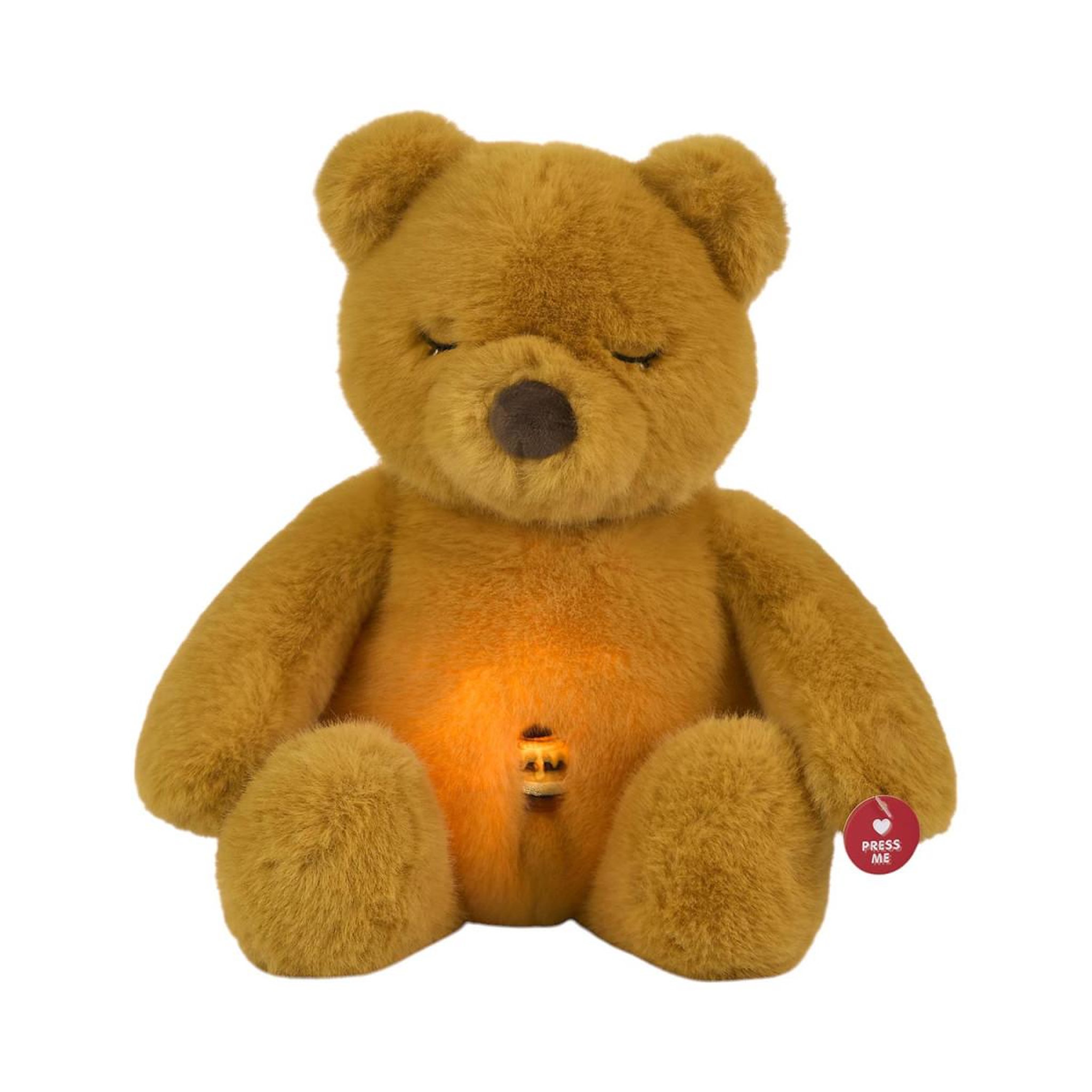 Voir la diapositive 4 : Jeux 2 momes Peluche Animée Ourson  Ronfleur  25cm Marron