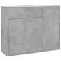 Voir la diapositive 2 : VIDAXL Buffet Gris beton 88x30x70 cm Bois d'ingenierie