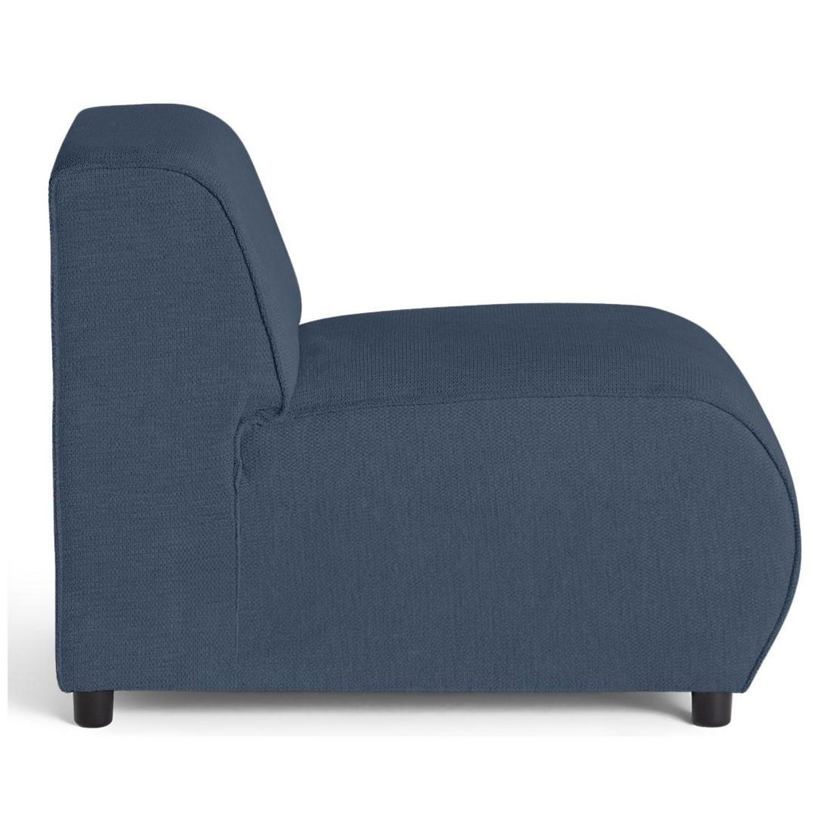 LISA DESIGN Suaro - module d'assise sans accoudoirs en tissu texturé