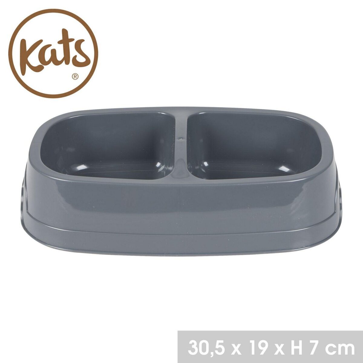 FORNORD Gamelle double pour chien et chat CALI