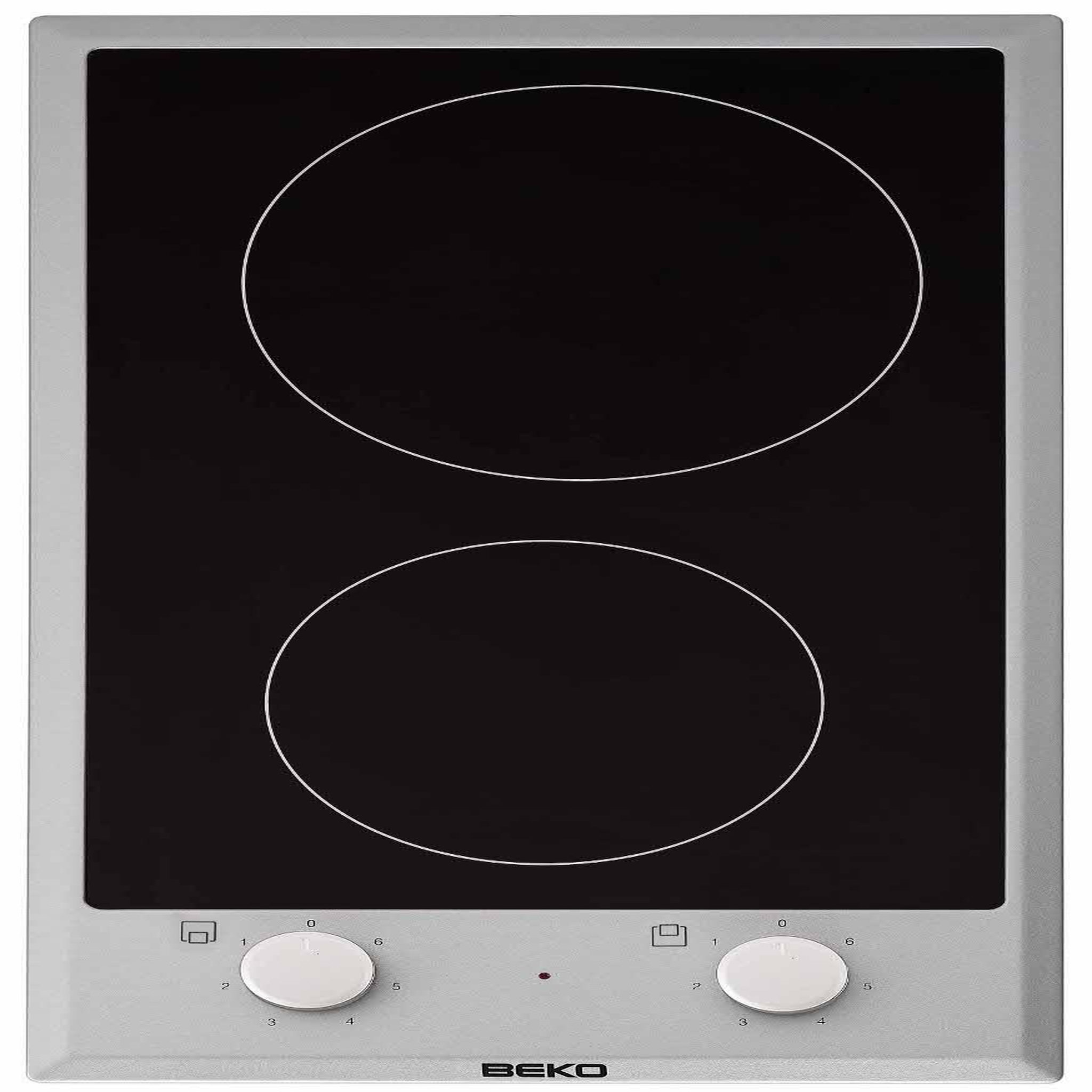 Beko Table domino vitrocéramique 30cm 2 feux inox - HDCC32200X