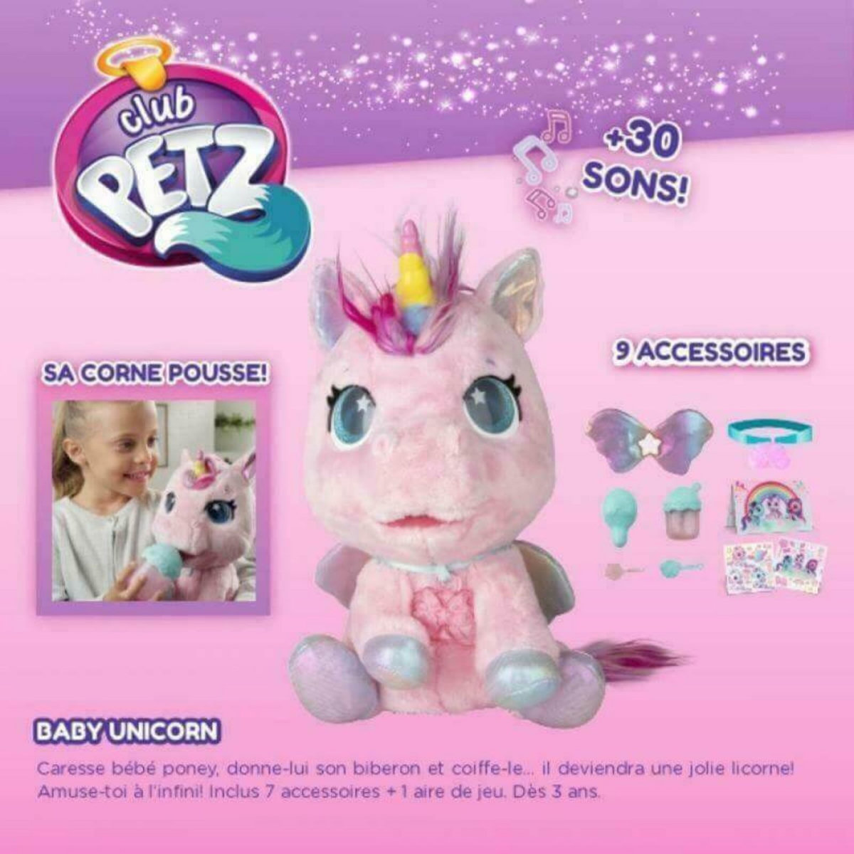 IMC Toys Baby Unicorn, ma licorne surprise!