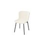 Voir la diapositive 3 : LISA DESIGN Castillo - lot de 4 chaises - beige - en tissu bouclette
