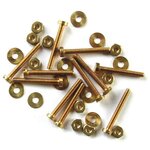 MAXICRAFT 10 vis (10/20 mm) + 10 rondelles + 10 écrous Ø 2,5 mm