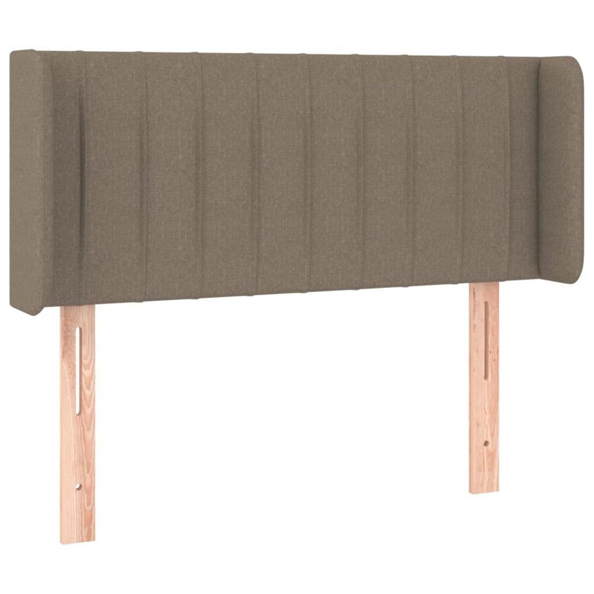 VIDAXL Tete de lit a LED Taupe 93x16x78/88 cm Tissu