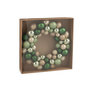 Voir la diapositive 3 : Paris Prix Couronne Boules de Noël  Night  35cm Vert & Écru