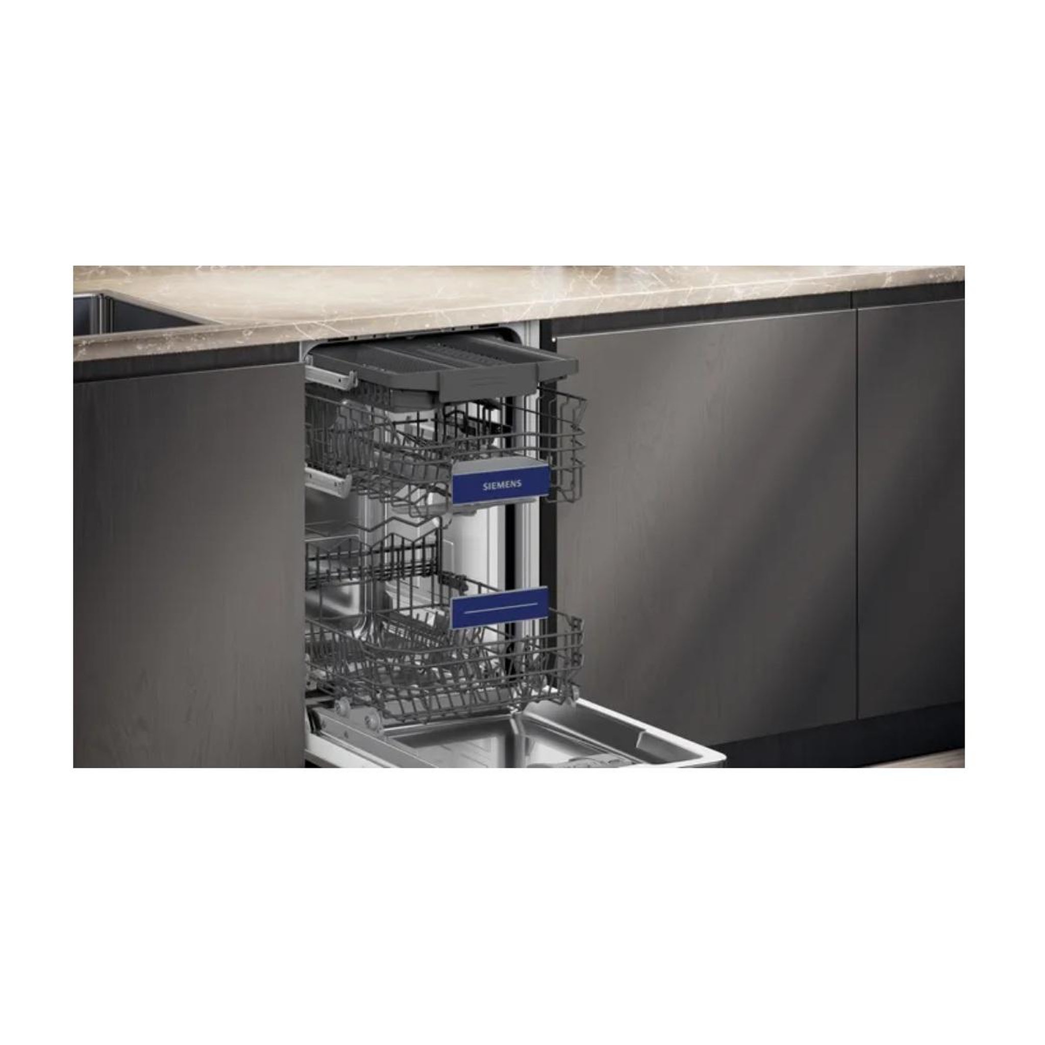 Voir la diapositive 4 : Siemens Lave-vaisselle 45cm 10 couverts 44db tout intégrable - sr63ex25me