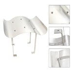 VIDAXL Capot de cheminee Acier inoxydable Argente