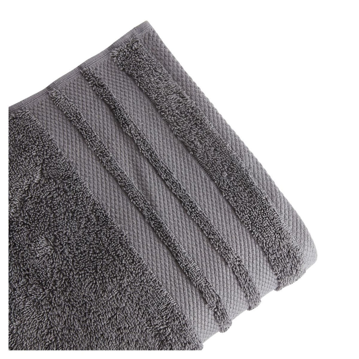 ACTUEL Serviette de toilette unie en coton 500gsm