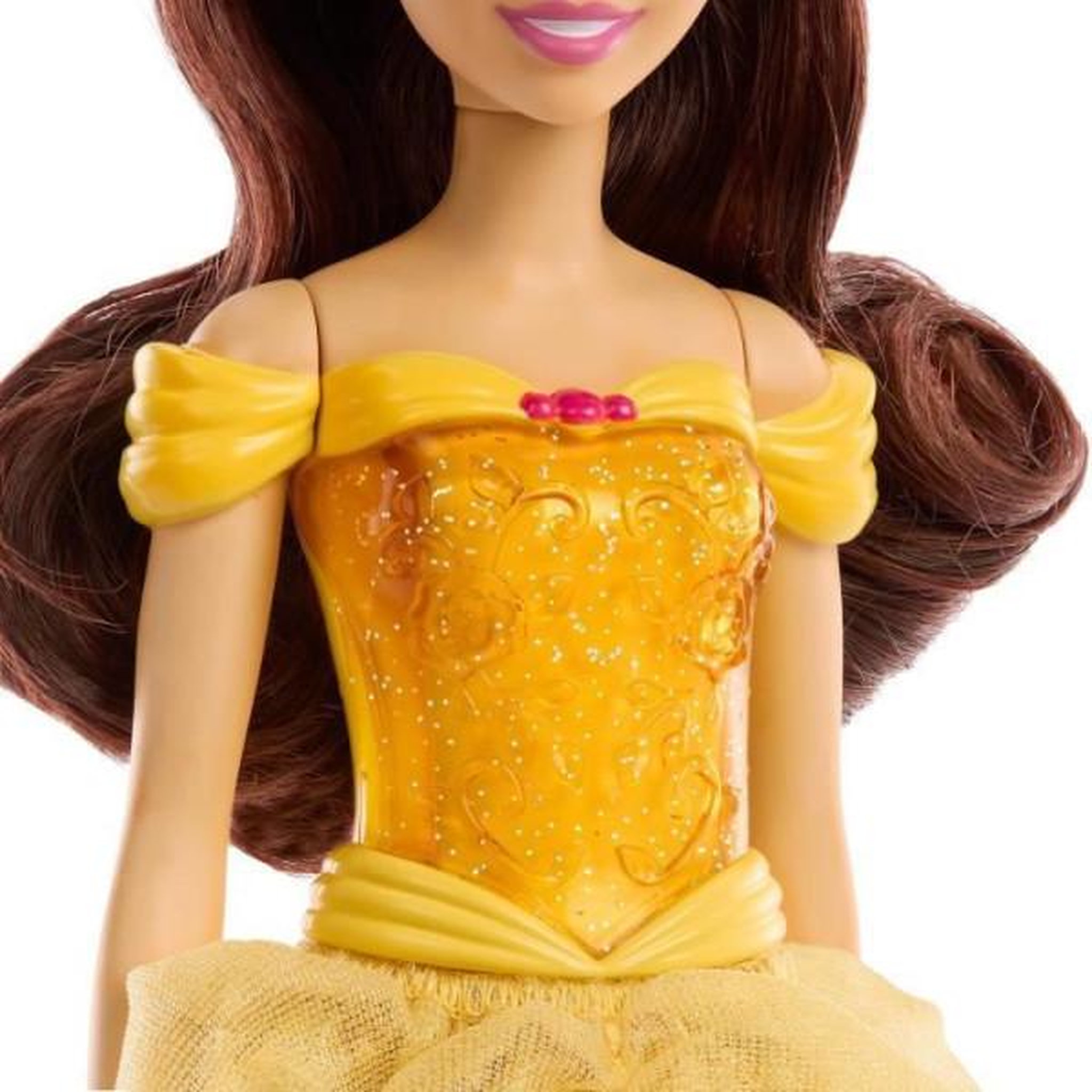 Voir la diapositive 5 : DISNEY PRINCESS Belle Poupée 29 cm, Mattel Poupée Disney Princesses habillage et accessoires HLW11