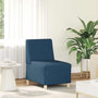 Voir la diapositive 1 : VIDAXL Fauteuil bleu 55 cm tissu