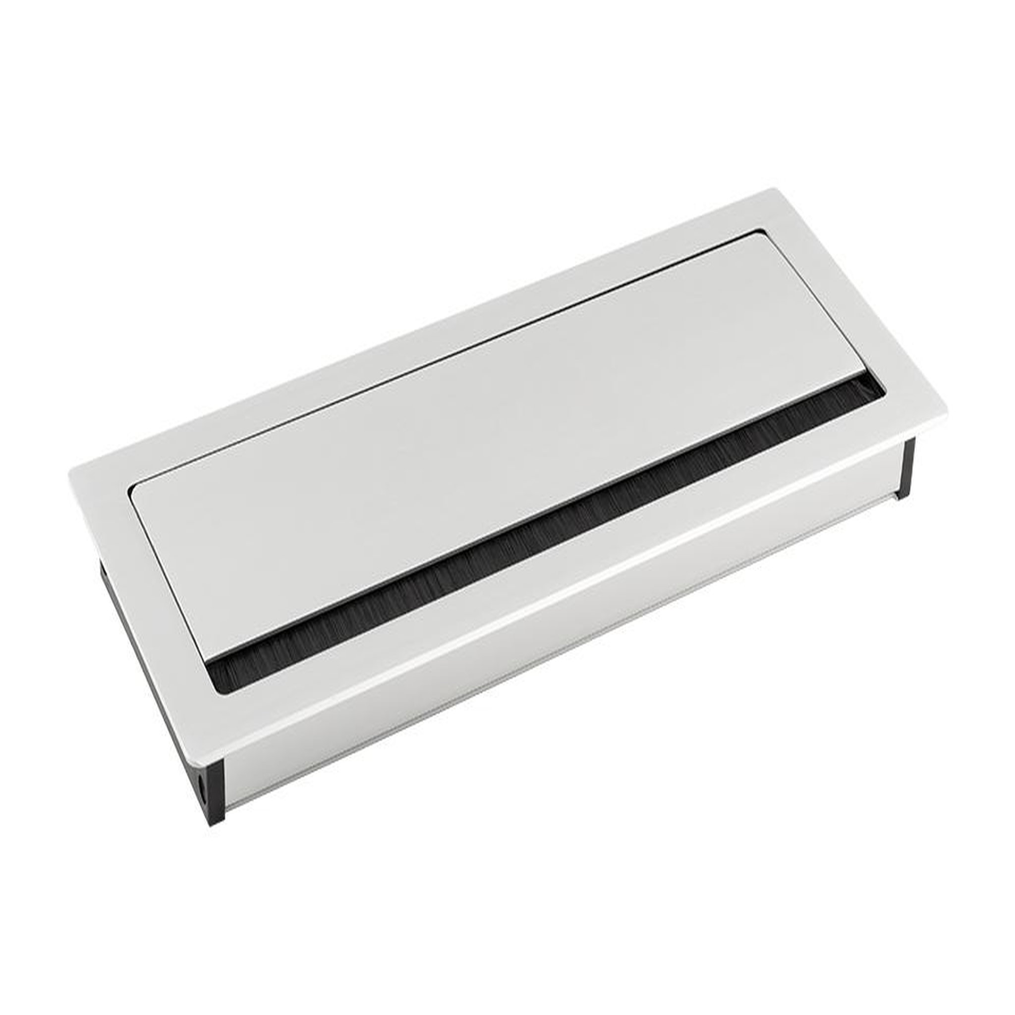 CENTRALE BRICO Passe-câble alu 240x100x29mm alu