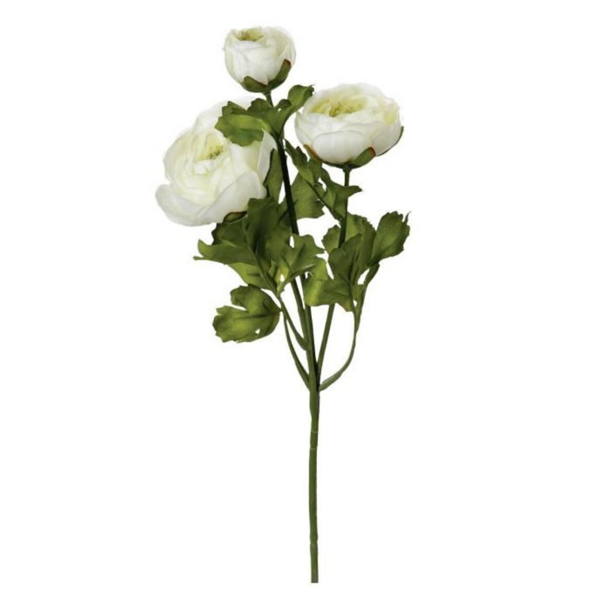 ATMOSPHERA Fleur Artificielle  Renoncule  60cm Blanc