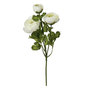 Voir la diapositive 1 : ATMOSPHERA Fleur Artificielle  Renoncule  60cm Blanc
