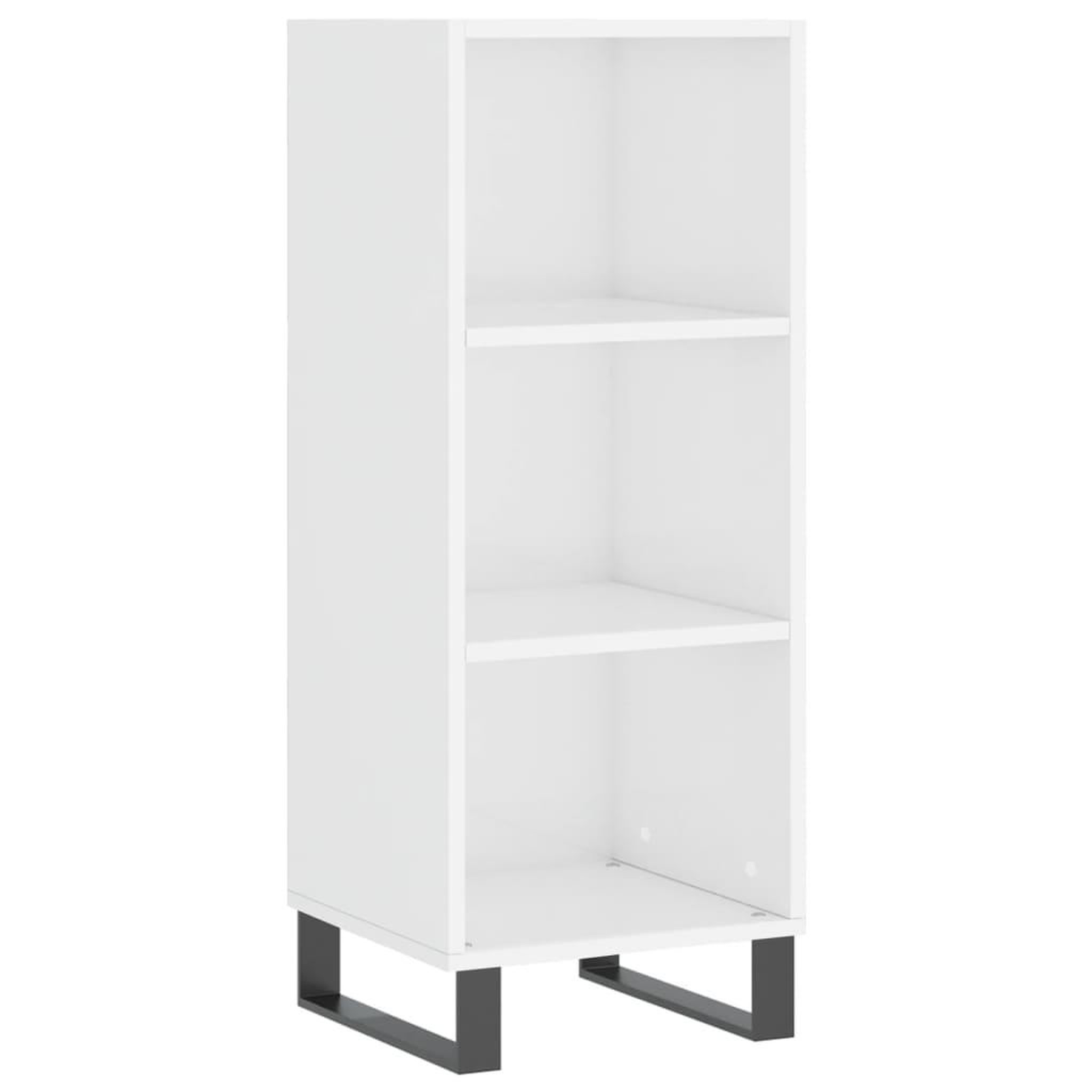 Voir la diapositive 2 : VIDAXL Buffet blanc brillant 34,5x32,5x90 cm bois d'ingenierie
