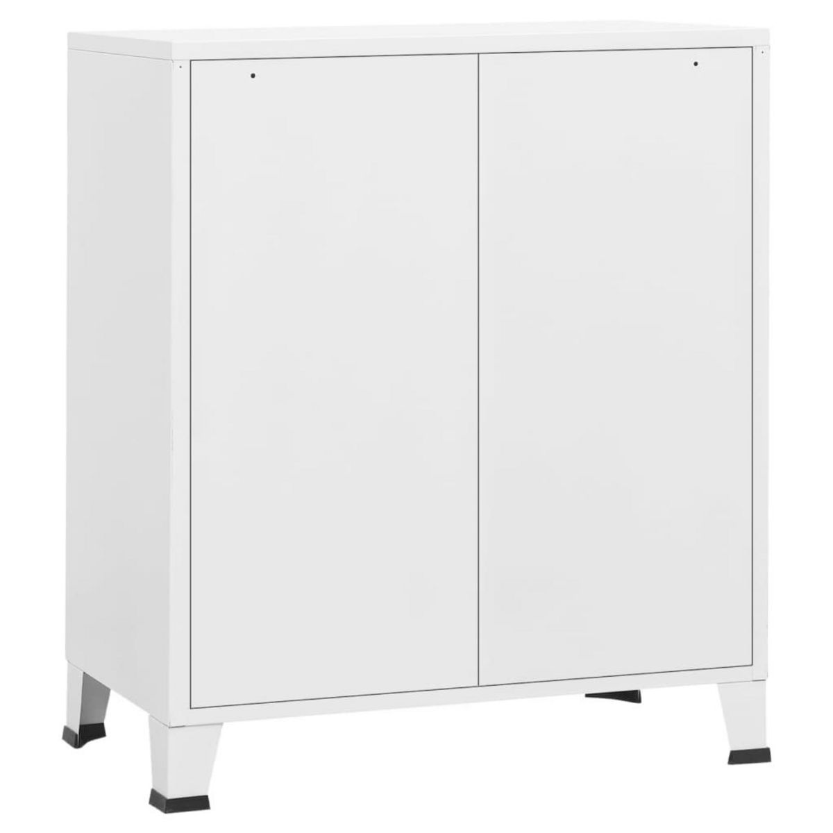 VIDAXL Armoire a tiroirs industrielle Blanc 78x40x93 cm Metal