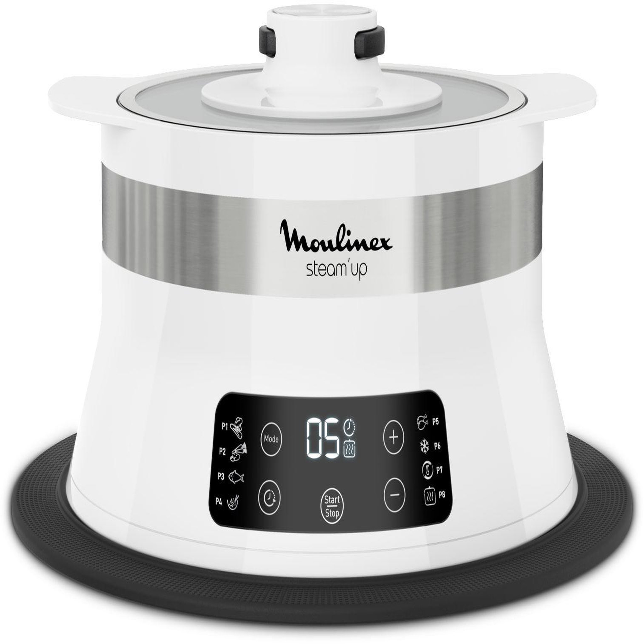 MOULINEX Cuiseur vapeur 0.7l 550w blanc - vj504010