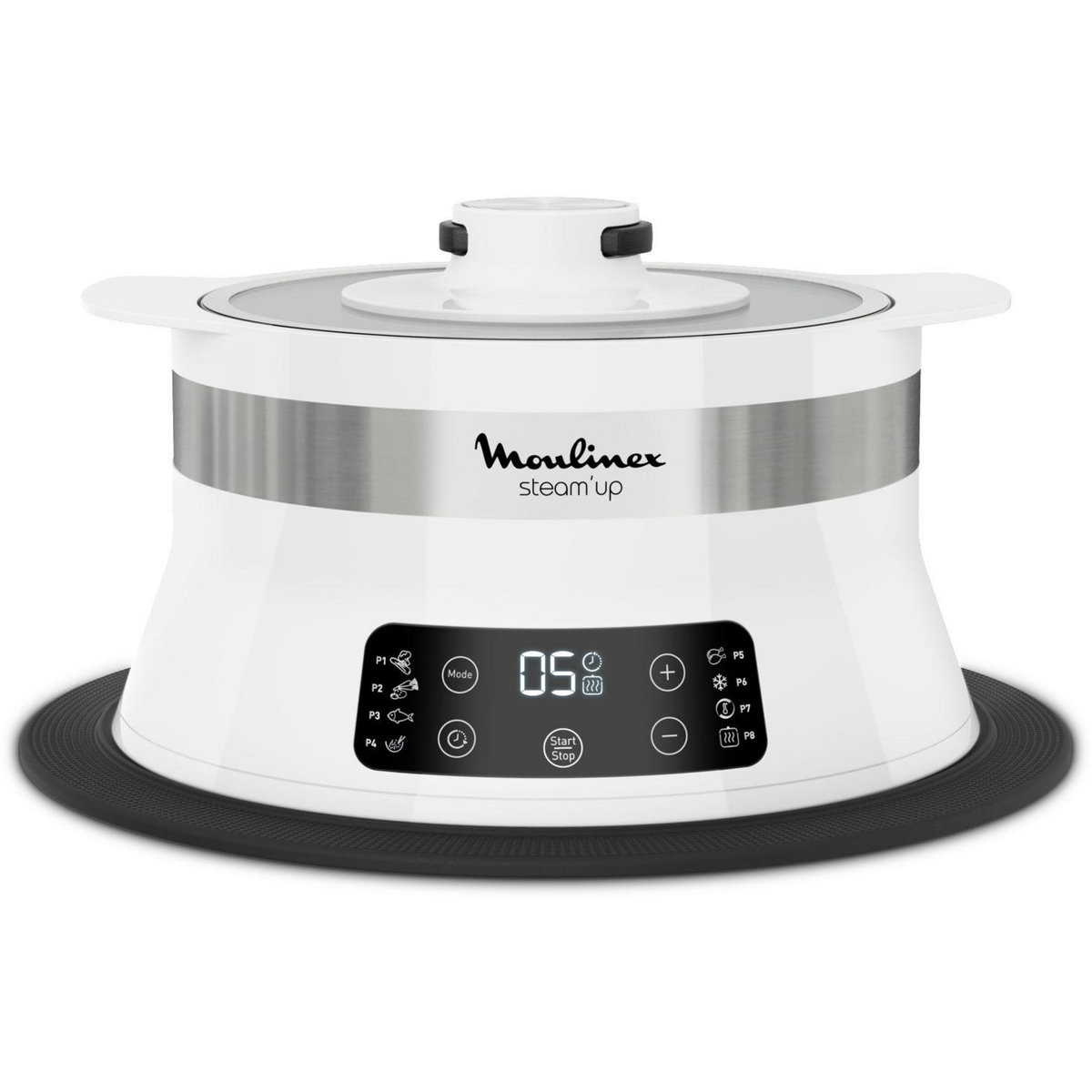 MOULINEX Cuiseur vapeur 0.7l 550w blanc - vj504010