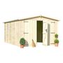 Voir la diapositive 2 : Garage bois Boden / 14,53 m²