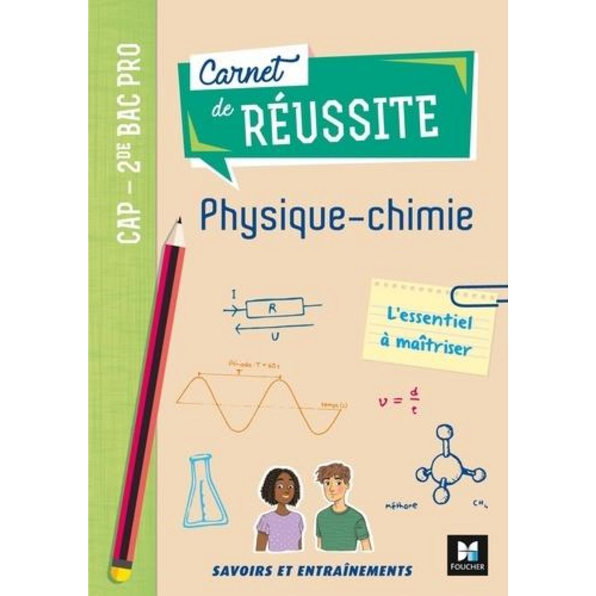 CARNET DE REUSSITE PHYSIQUE-CHIMIE CAP 2DE BAC PRO. EDITION 2020, Aubert Nicolas