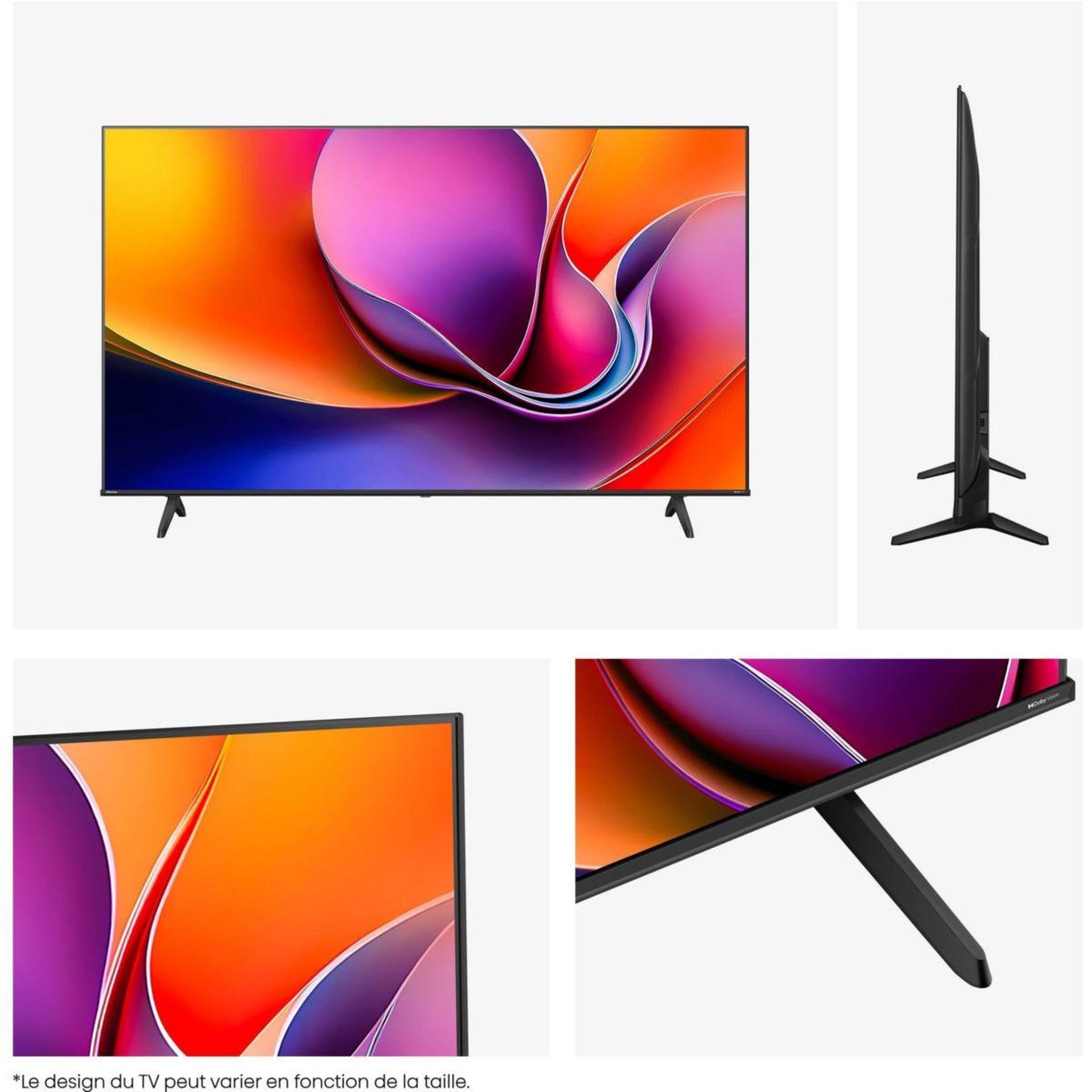 Voir la diapositive 4 : Hisense TV LED 58A6Q 2025 (146cm)