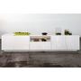 Voir la diapositive 7 : Meuble TV moderne 4 portes 2 tiroirs L220cm SORRENTE