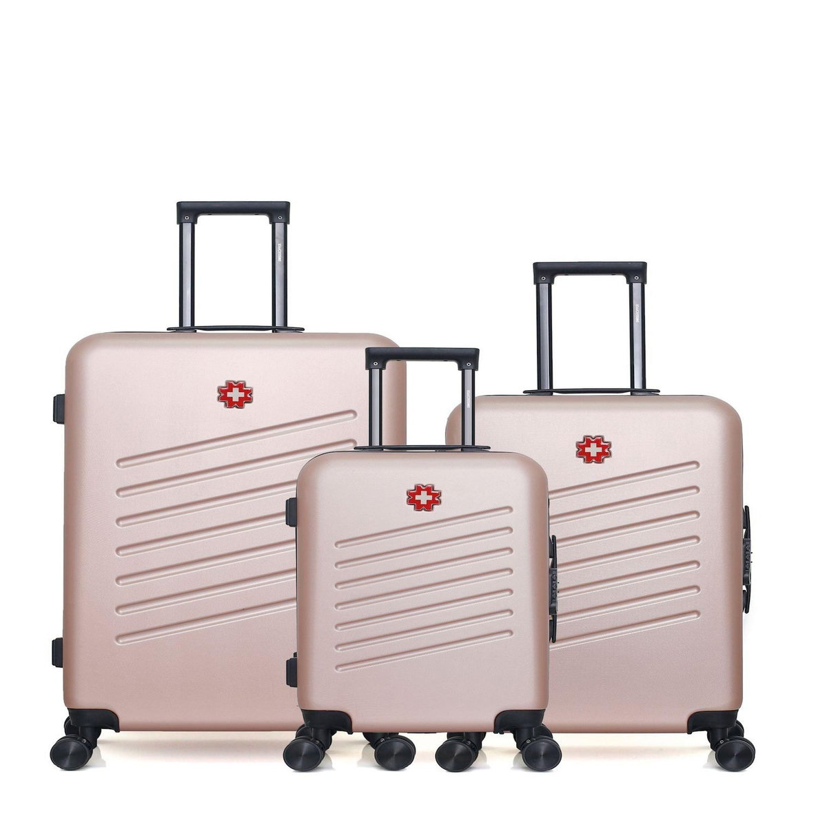 SWISS KOPPER SWISS KOPPER - LOT DE 3 - Valises grand format, weekend et cabine ZURICH