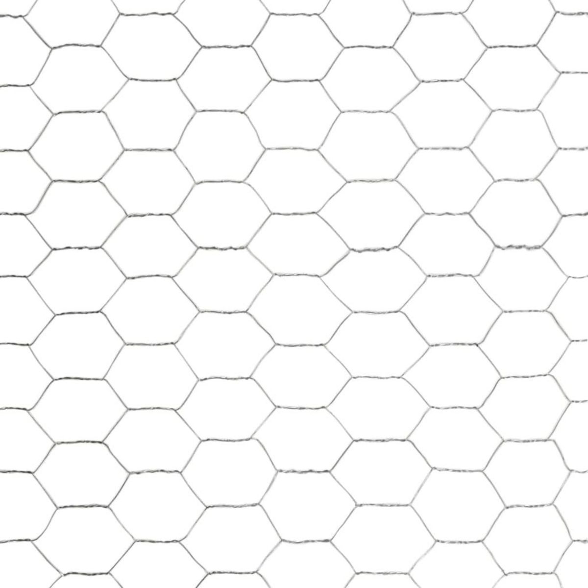 VIDAXL Grillage pour voliere Acier galvanise 25x1,5 m Argente