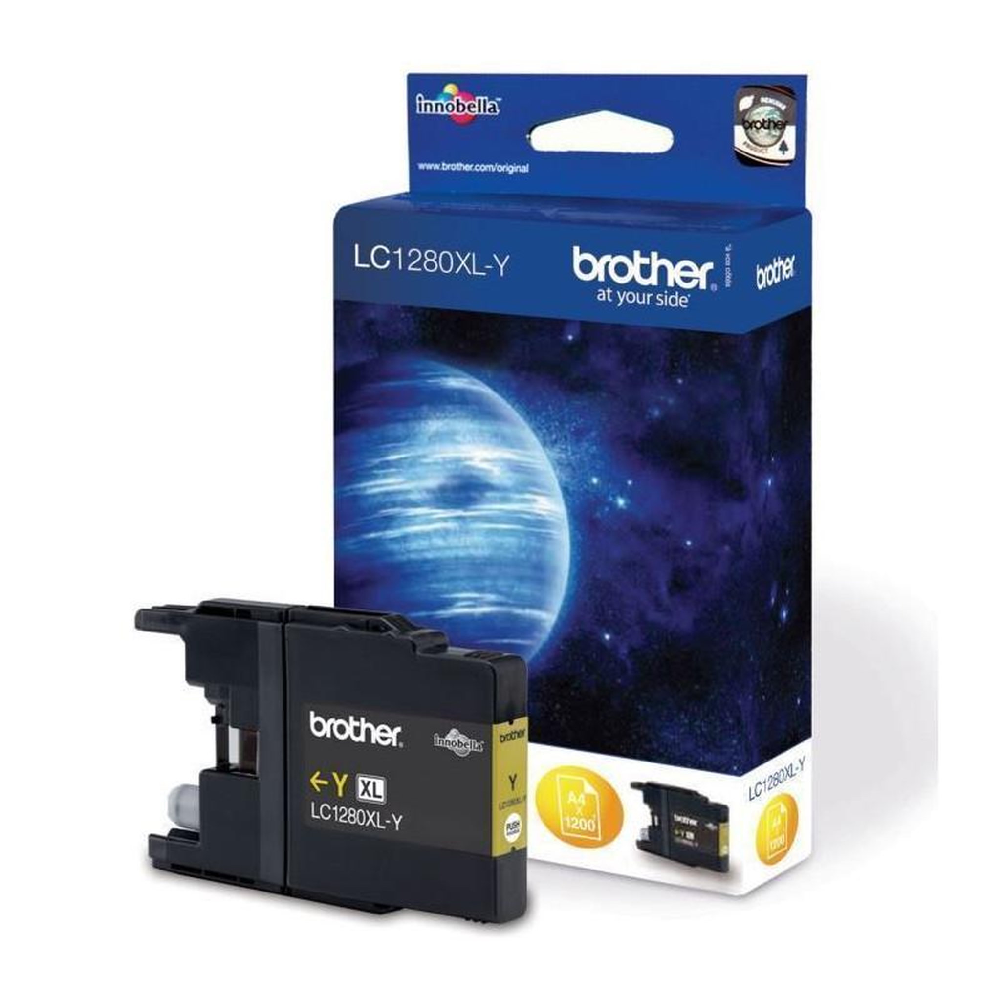 Brother Brother LC1280XL-Y Cartouche dencre Jaune
