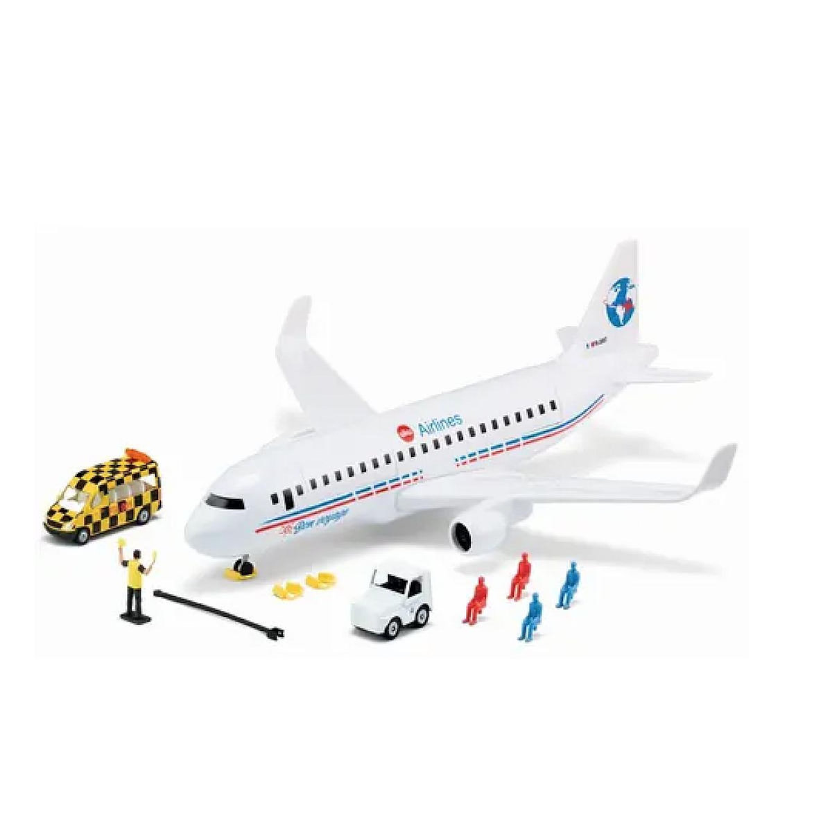 Siku 5412 - Avion de ligne avec accessoires