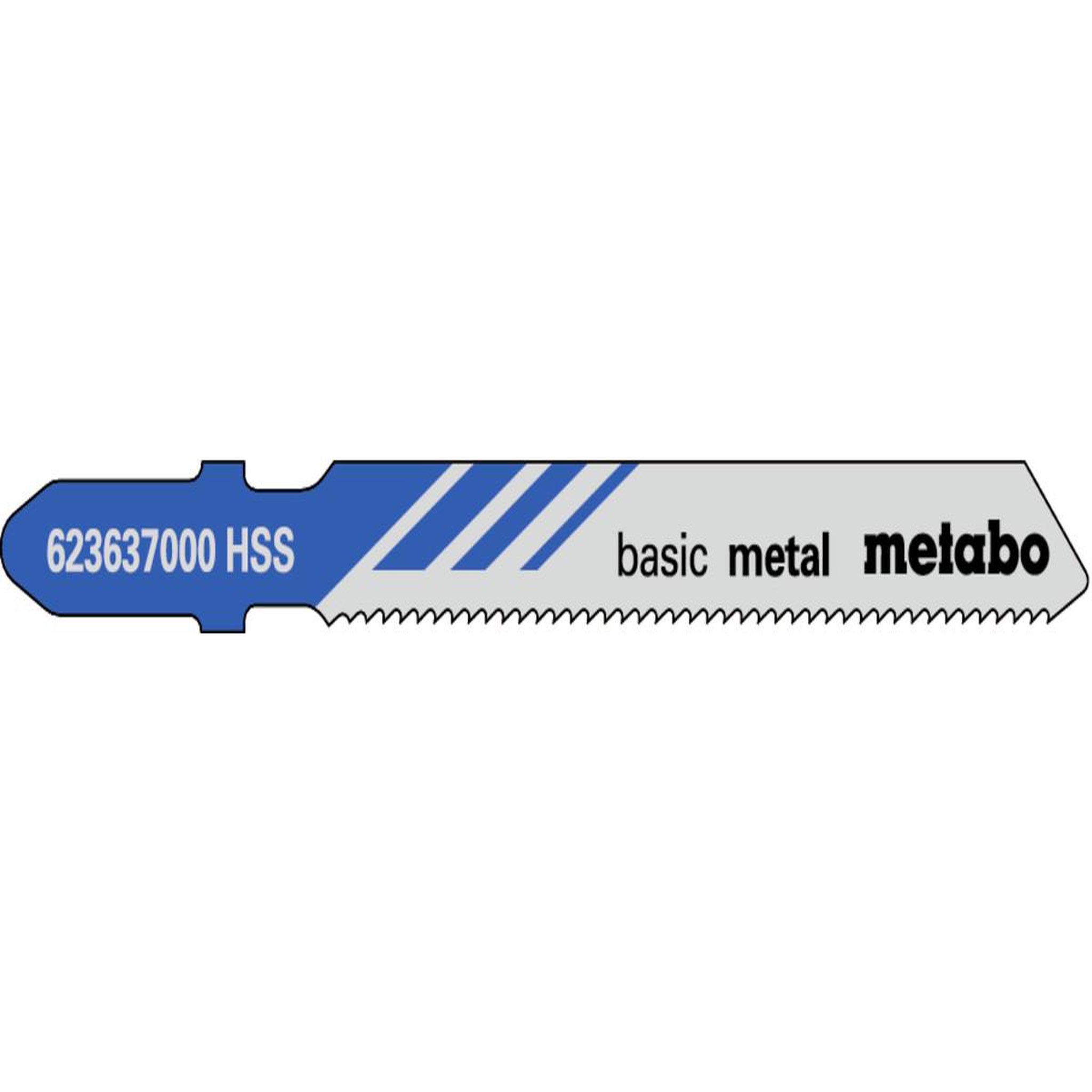 METABO SAS 5 Lames scie sauteuse HSS 51 mm/ 1,2 pour scie sauteuse