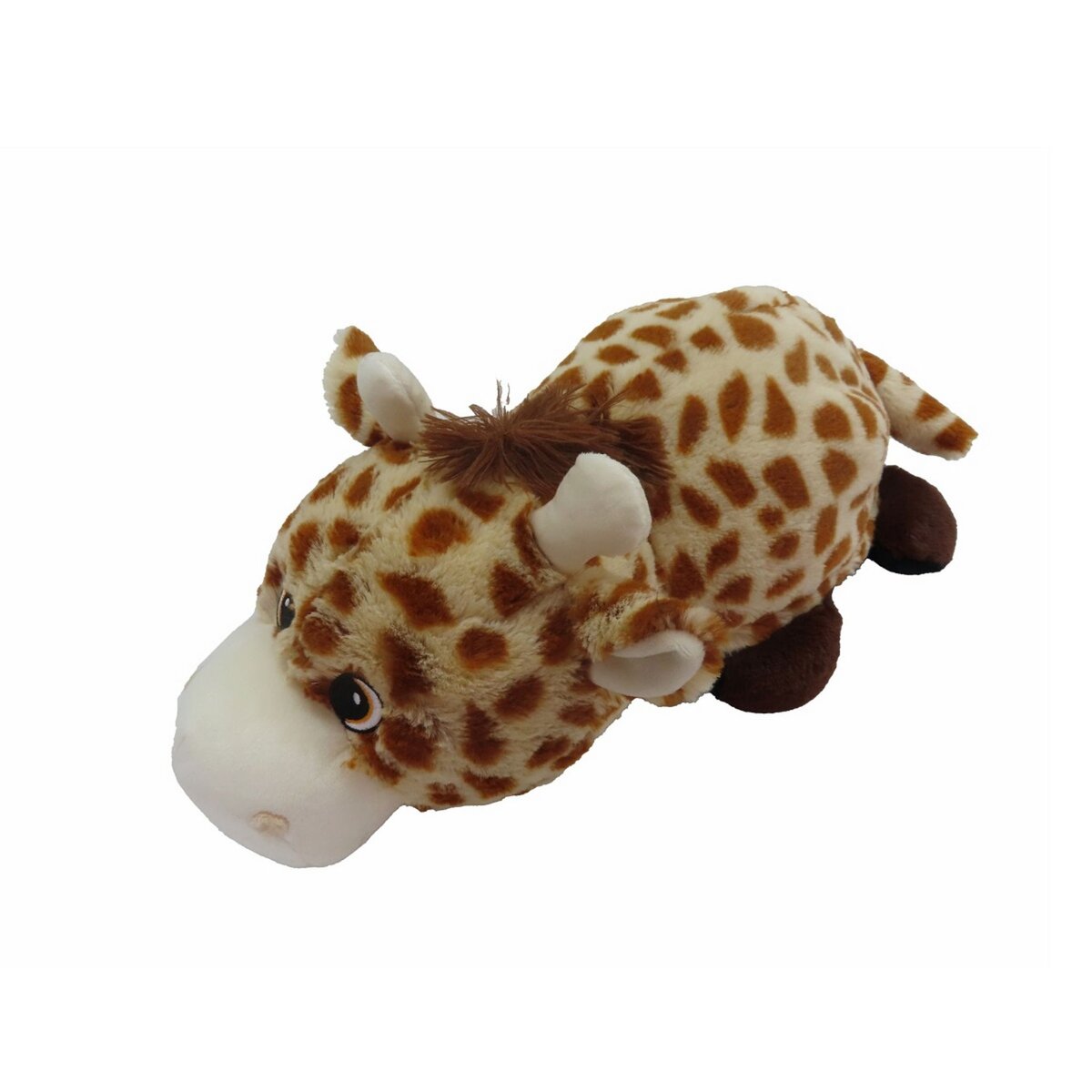 Peluche girafe avec doudou mouchoir - 15 cm