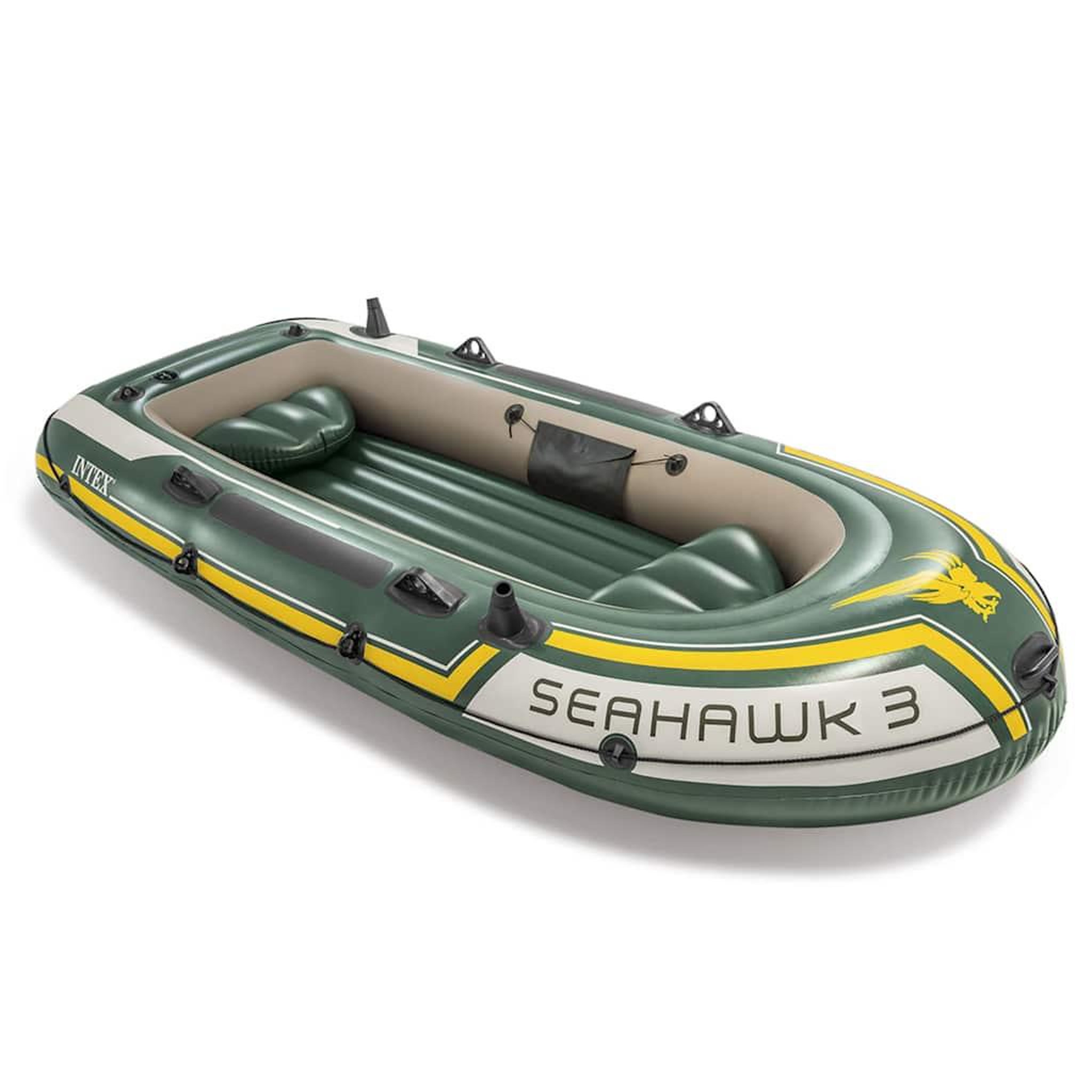 Voir la diapositive 2 : INTEX Intex ensemble de canot pneumatique seahawk 3 295x137x43 cm 68380np