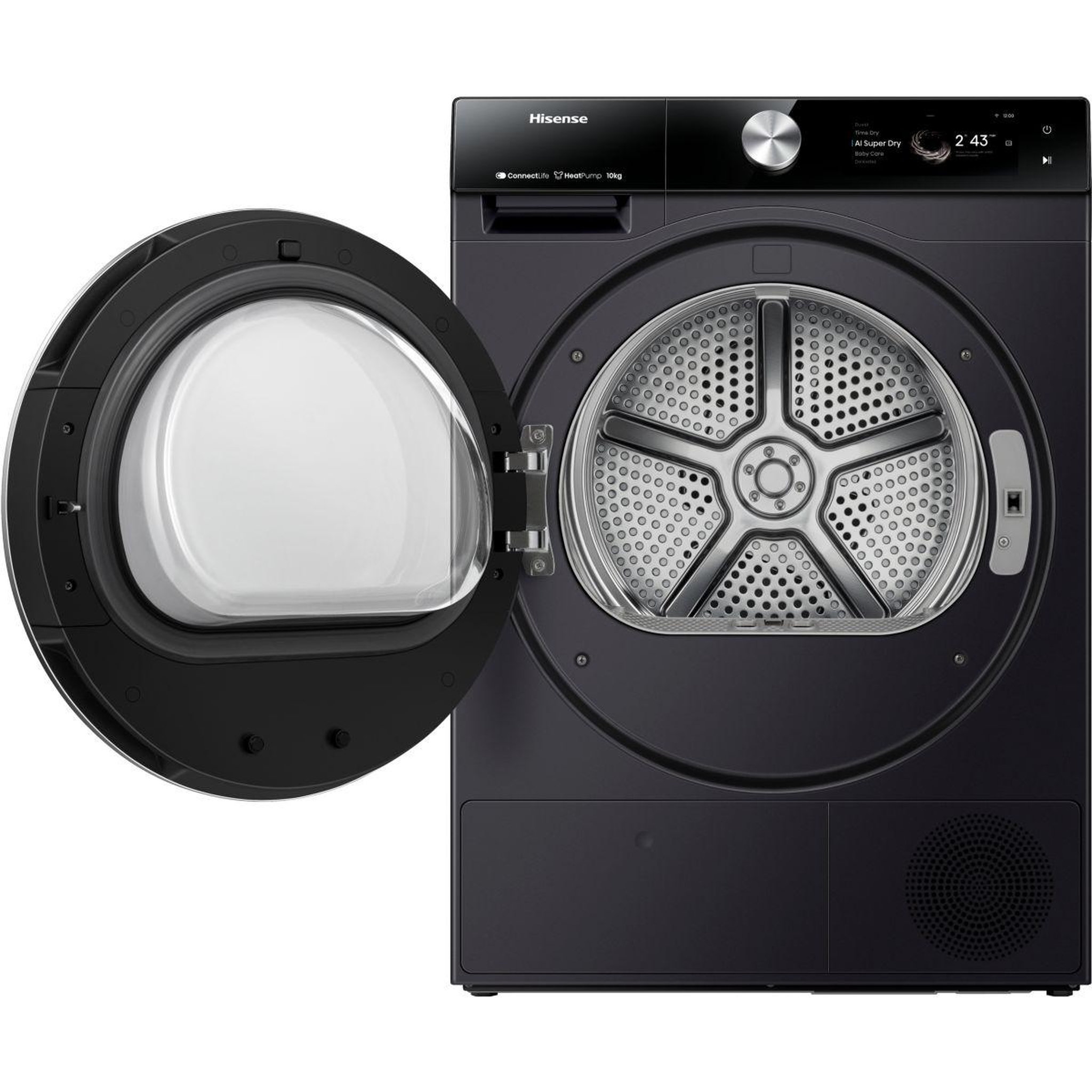Voir la diapositive 2 : Hisense Sèche linge pompe à chaleur dh7s107bb