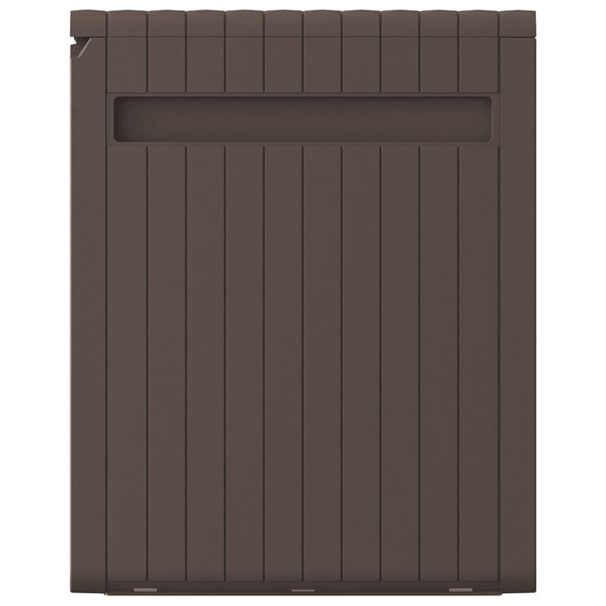 Voir la diapositive 5 : VIDAXL Boîte a coussins marron 117x45,5x57,5 cm 270 l