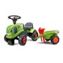 FALK Porteur enfant tracteur Claas avec remorque 1 à 3 ans - Falk