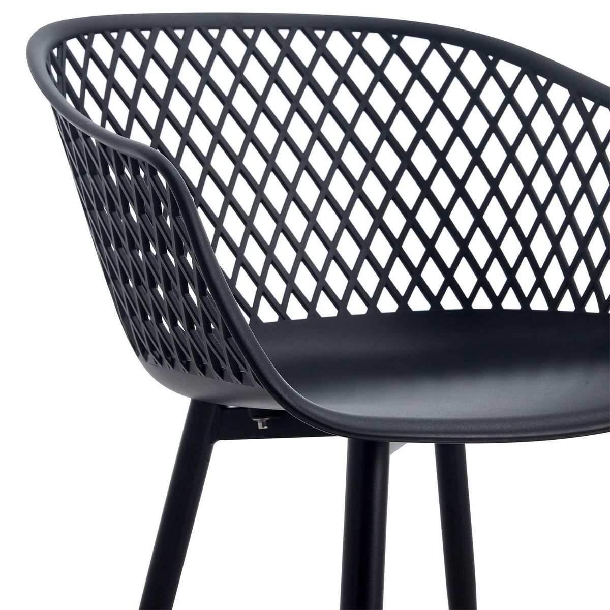 IDIMEX Lot de 4 chaises MADEIRA style scandinave, pieds en bois