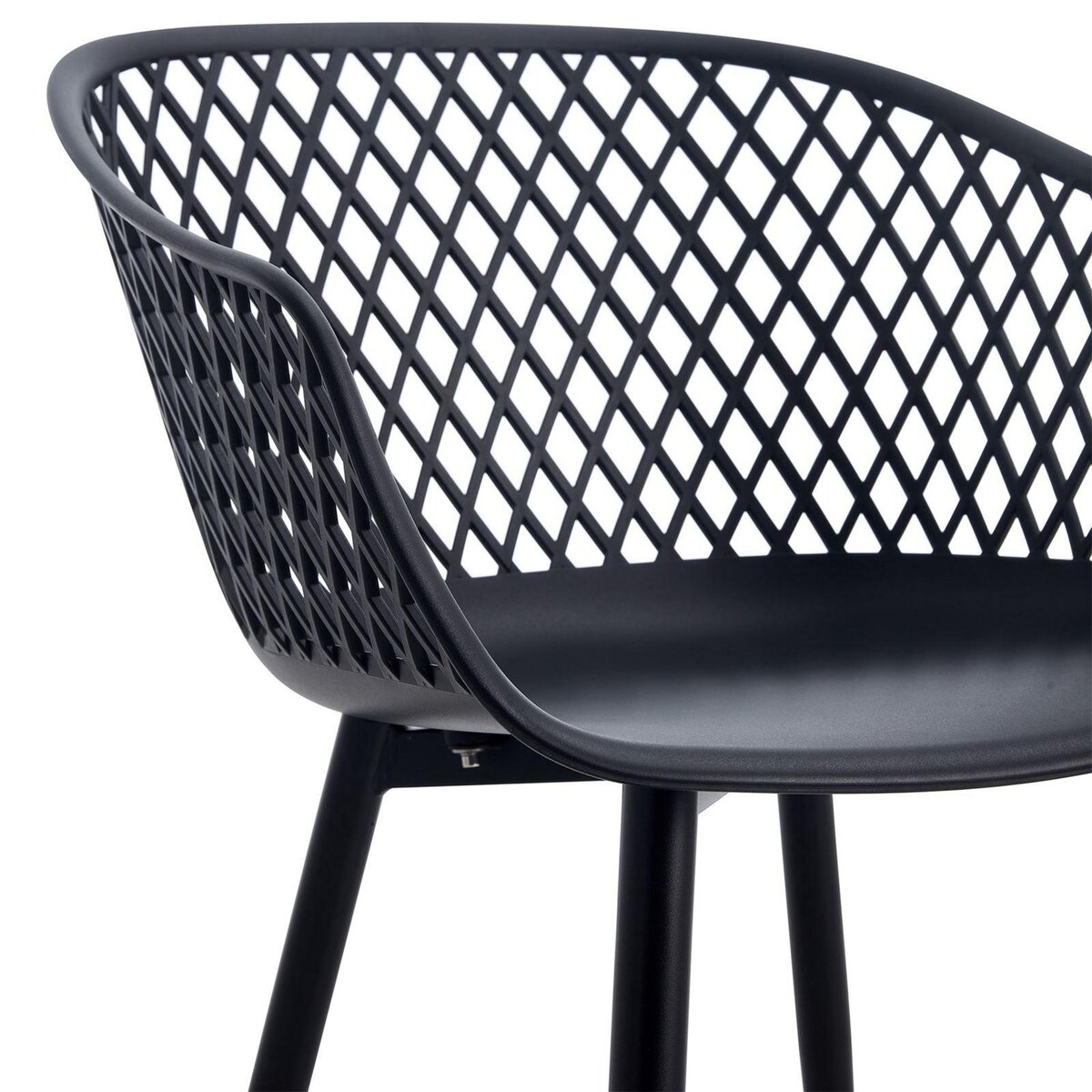 IDIMEX Lot de 4 chaises MADEIRA style scandinave, pieds en bois