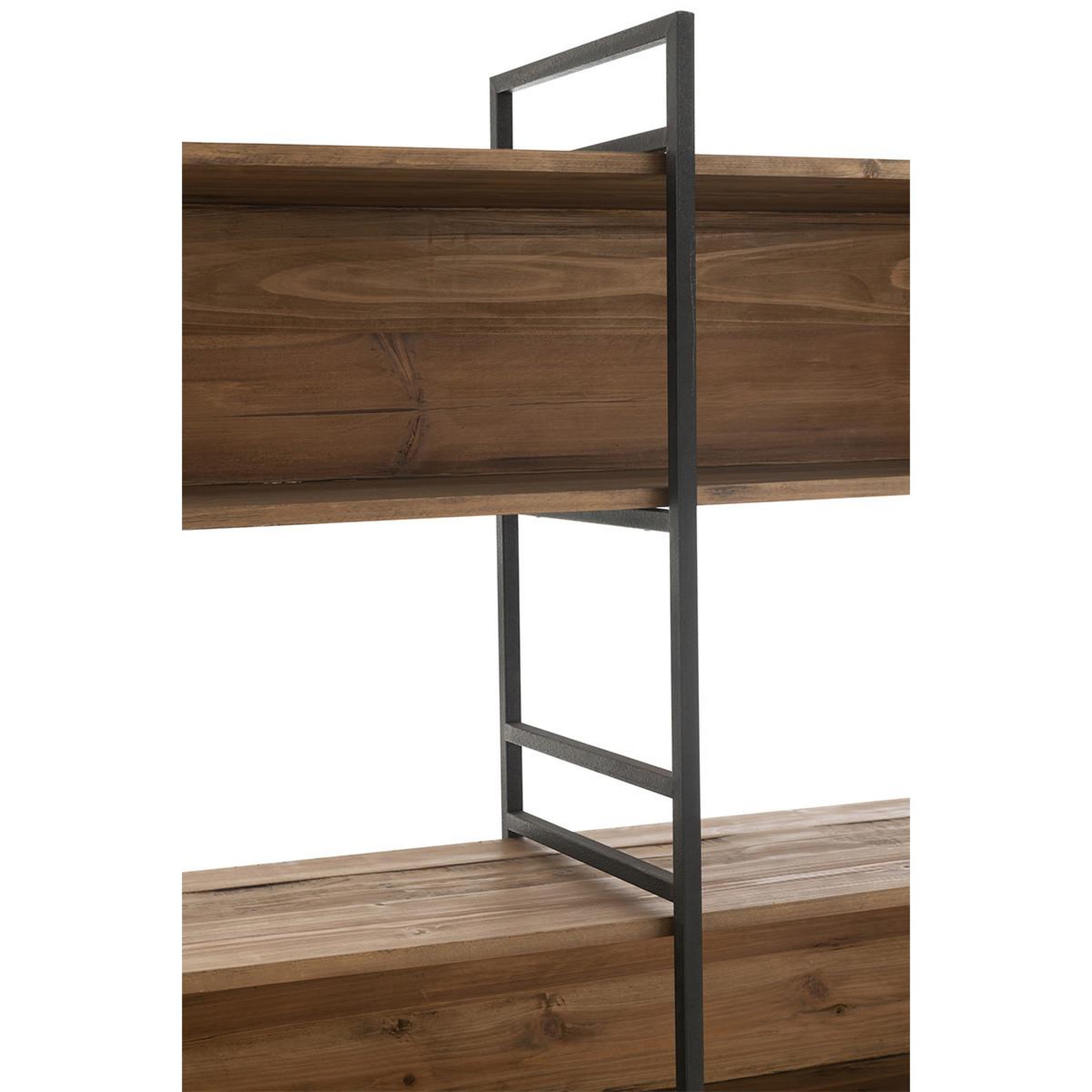 Voir la diapositive 5 : J-LINE Étagère en bois  stanley  200cm naturel