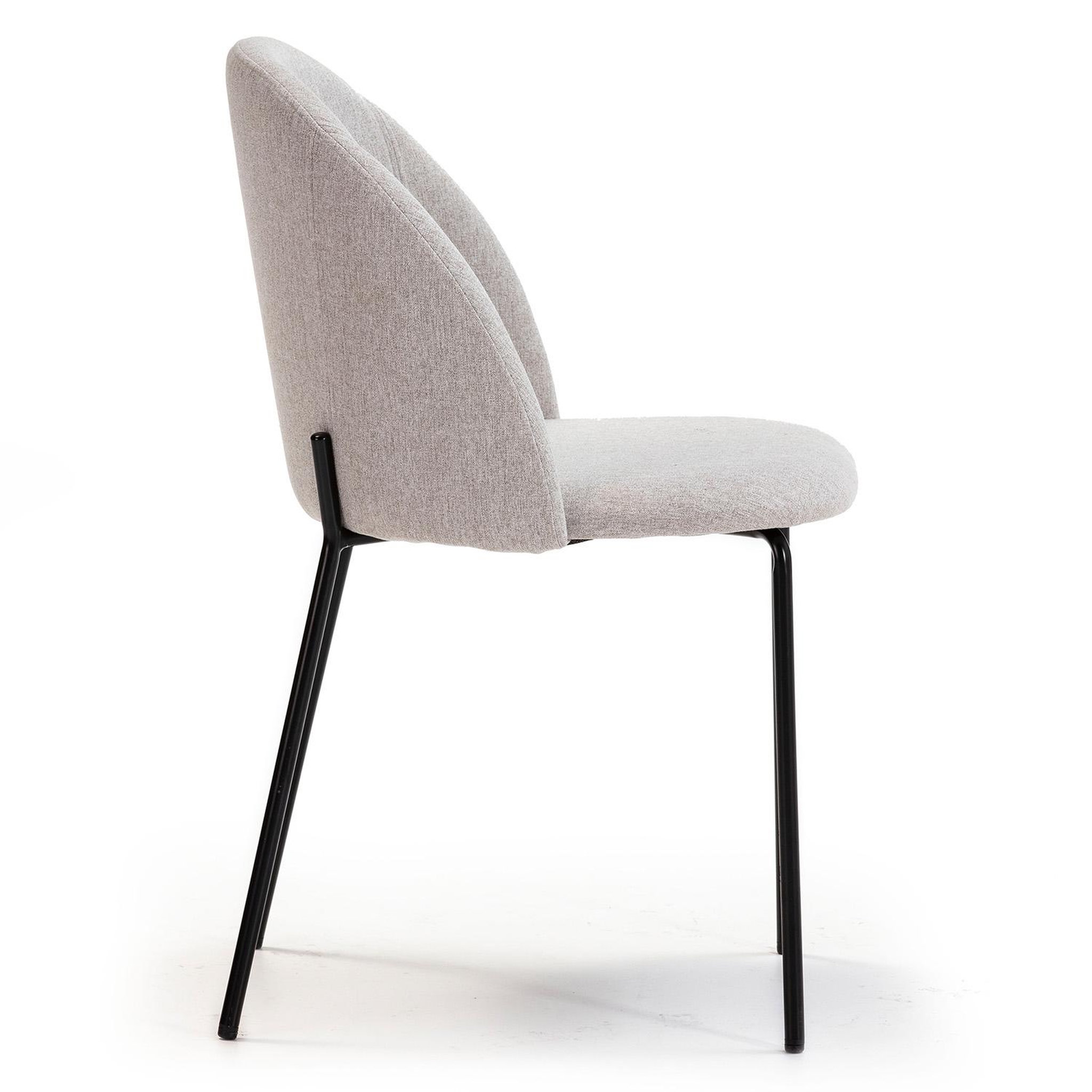 Voir la diapositive 4 : VS VENTA-STOCK Pack 2 chaises Salle à Manger tapissées Kenia Beige, 43 cm x 47cm x 78,5 cm