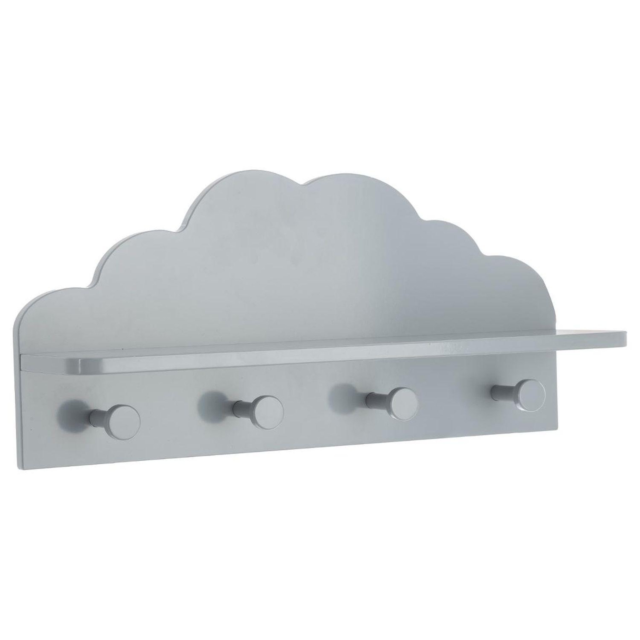Atmosphera Kids Patère enfant Nuage. Coloris disponibles : Blanc