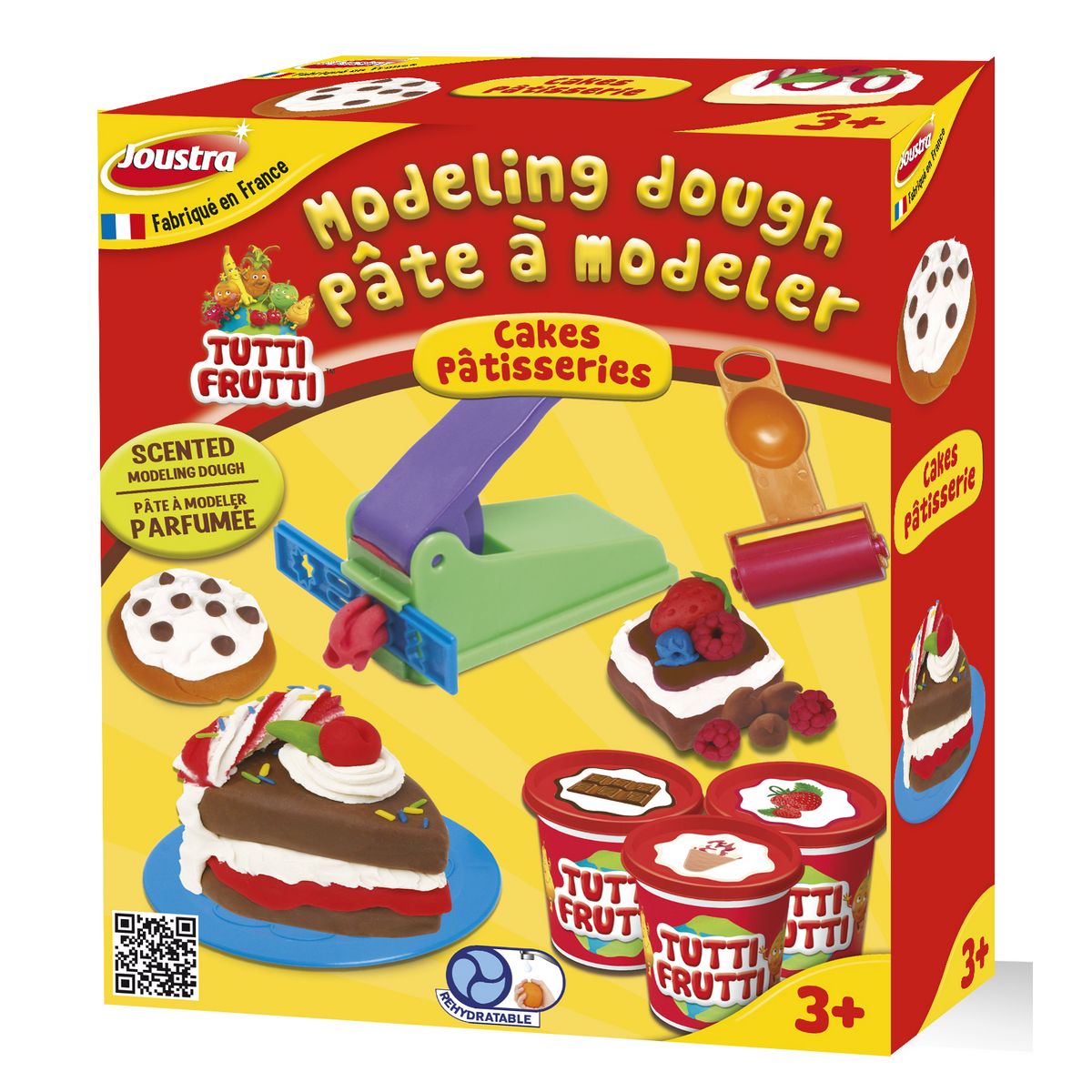 JOUSTRA Coffret pâte à modeler Cakes et Pâtisseries