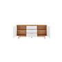 Voir la diapositive 4 : CONCEPT USINE Buffet scandinave blanc et bois naturel FYN