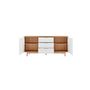Voir la diapositive 4 : CONCEPT USINE Buffet scandinave blanc et bois naturel FYN