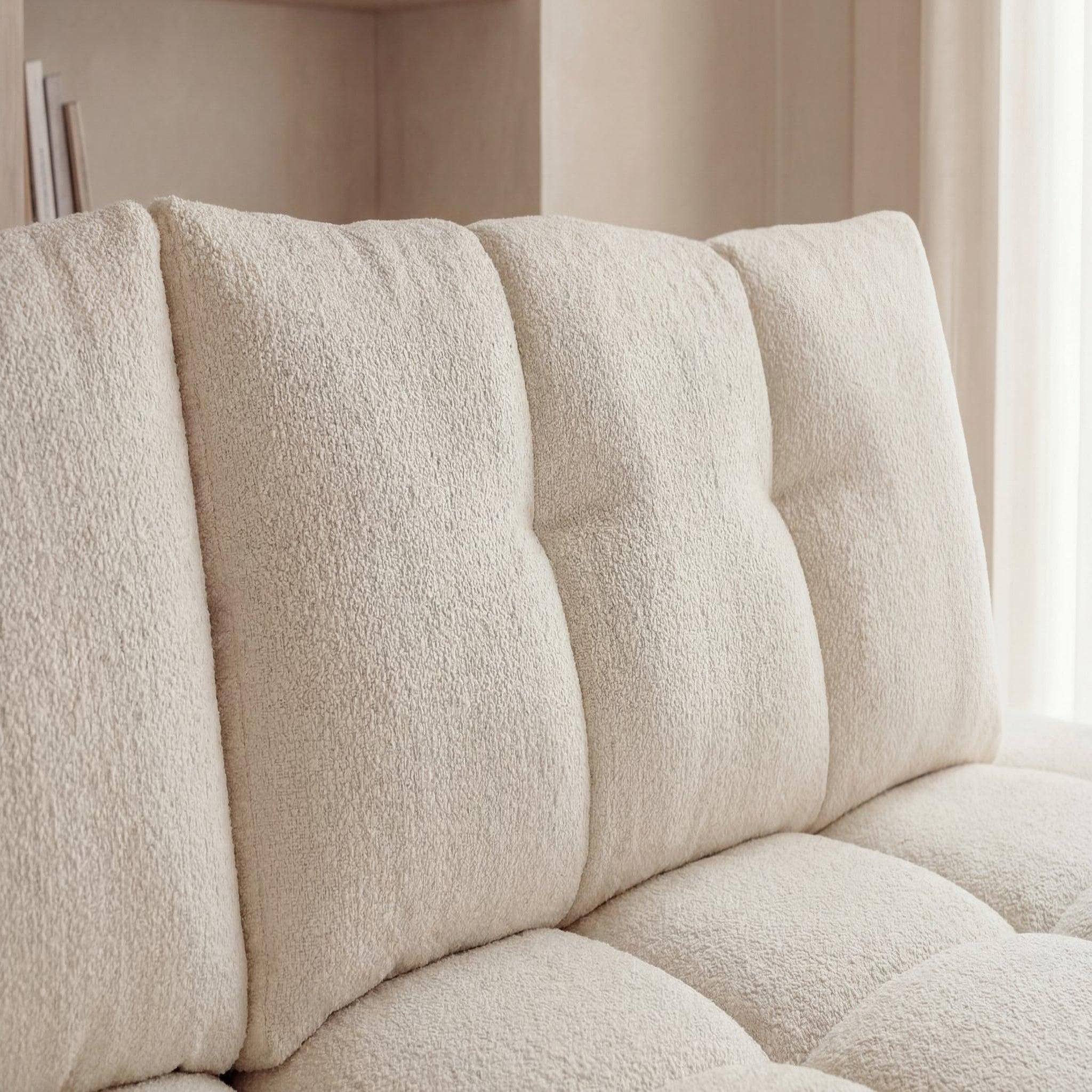 Voir la diapositive 5 : CASANOVA PARIS Constance - canapé d'angle tissu chenille